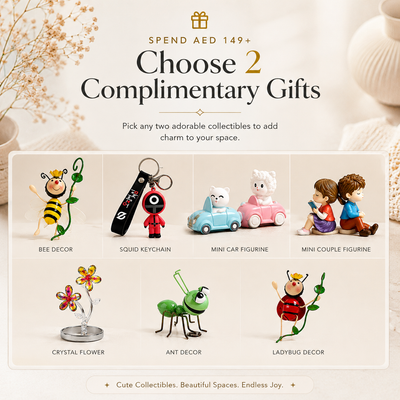 Choose 2 Complimentary Gift Value up to AED 39