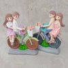 Cute Love Bicycle Couple Statue – 16 CM