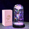 Rose with LED Fairy Lights – Forever Rose in Glass Dome