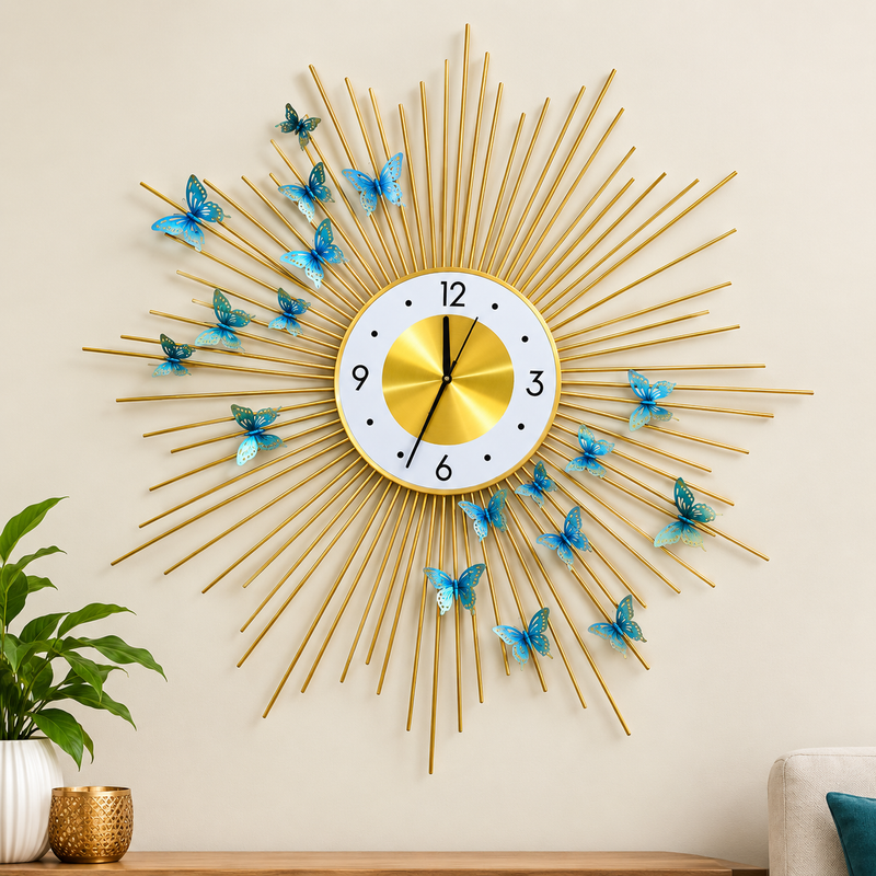 Butterfly Wall Clock