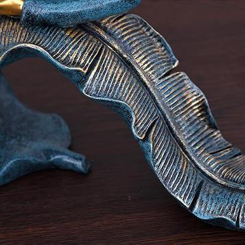 Resin Yoga Figure Sculpture