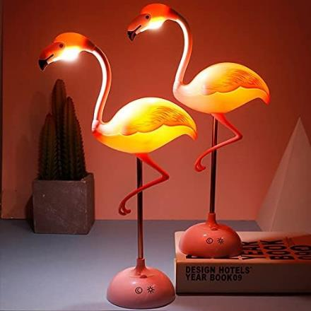 Fantasee Flamingo Desk Lamp – USB, Touch Dimmable