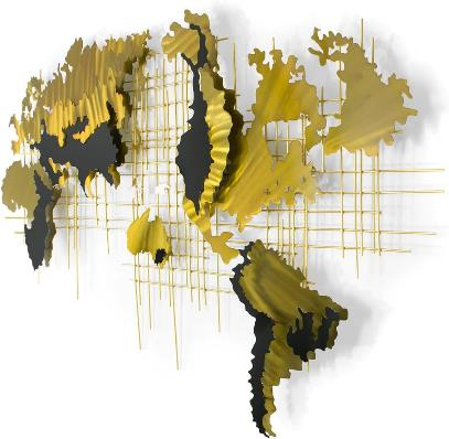 World Map 3D Wall Décor