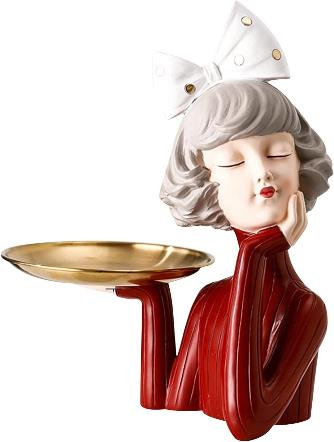 Head Sculpture Statue – Bow Girl