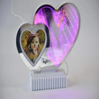 Butterfly Heart-Shaped Lighted Frame – Magic Mirror
