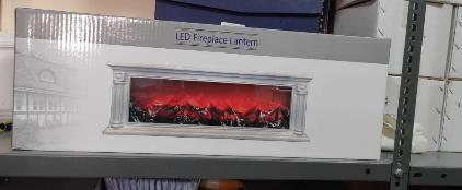 LED Electric Wall & Table Fireplace – Black