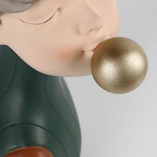 Cute Girls Statue Flower Pot – Resin Planter