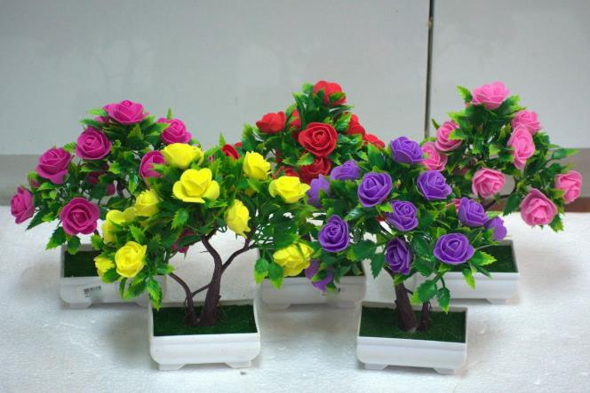 Artificial Flower Pot - Per Piece