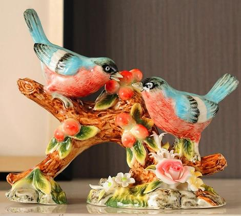 Couple Bird Showpiece