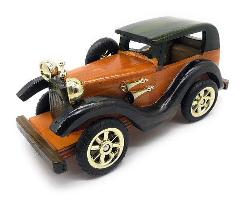 Vintage Wooden Car Model – 20.32 CM
