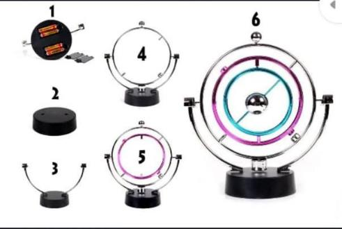 Kinetic Art Asteroid – Perpetual Motion Desk Toy