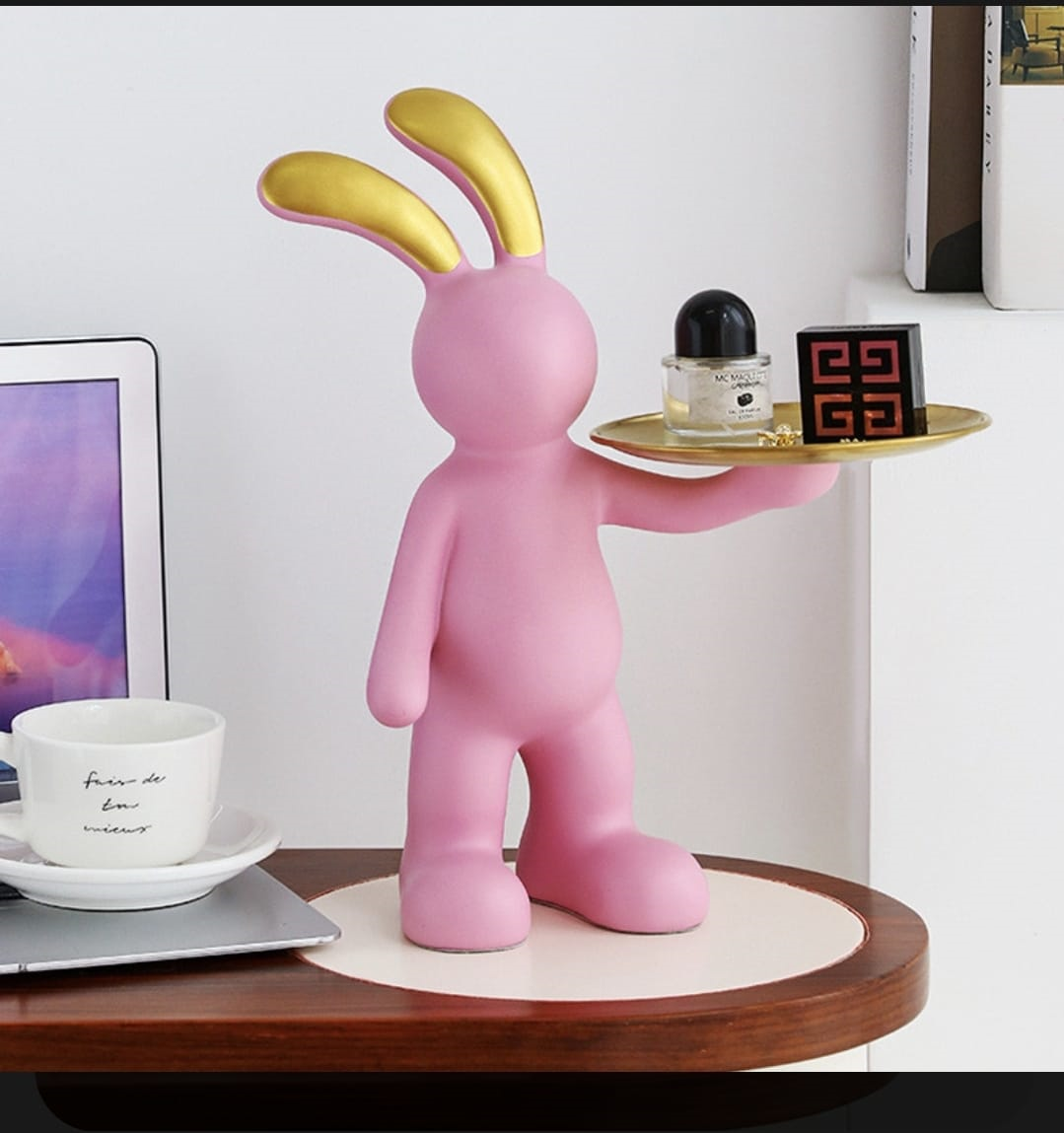 Rabbit Polyresin Décor