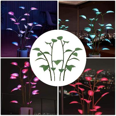 Plant-Shaped LED Lamp