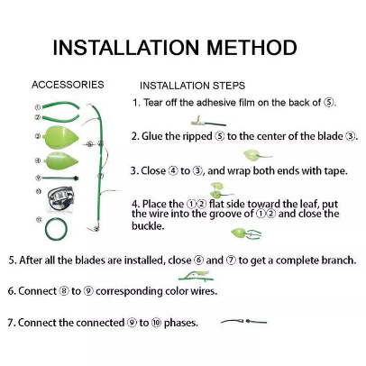 Plant-Shaped LED Lamp