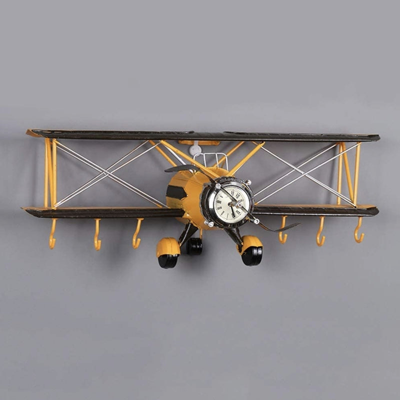 Old Aircraft Wall Hanging Figurine – Wrought Iron