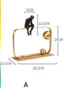 Contemplating Custodian Décor Accent