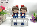 2pcs Couple Hanging Legs Figurines – Mix Design