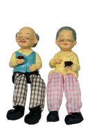 2pcs Couple Hanging Legs Figurines – Mix Design