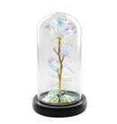 Rose with LED Fairy Lights – Forever Rose in Glass Dome
