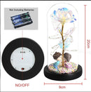 Rose with LED Fairy Lights – Forever Rose in Glass Dome