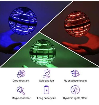 LED BOOMERANG BALL material: PLASTIC