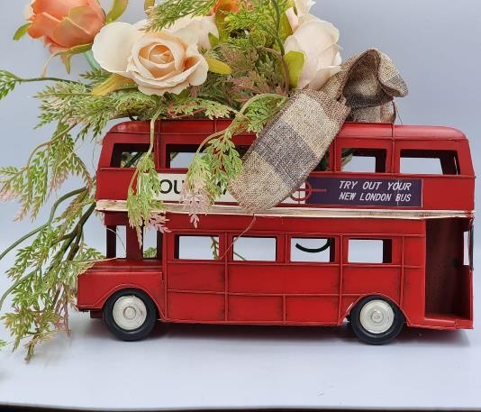 London Bus Flower Holder