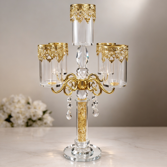 5-Candle Holder with Stand