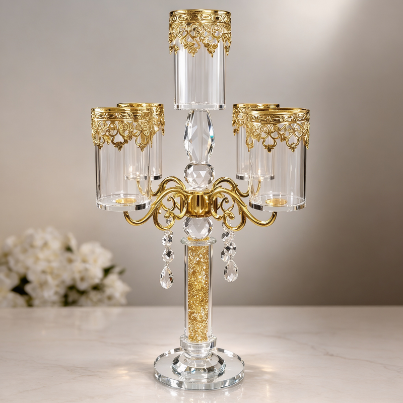 5-Candle Holder with Stand