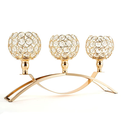 Golden Candle Stick Holder