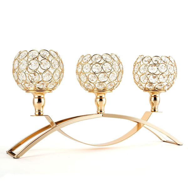 Golden Candle Stick Holder