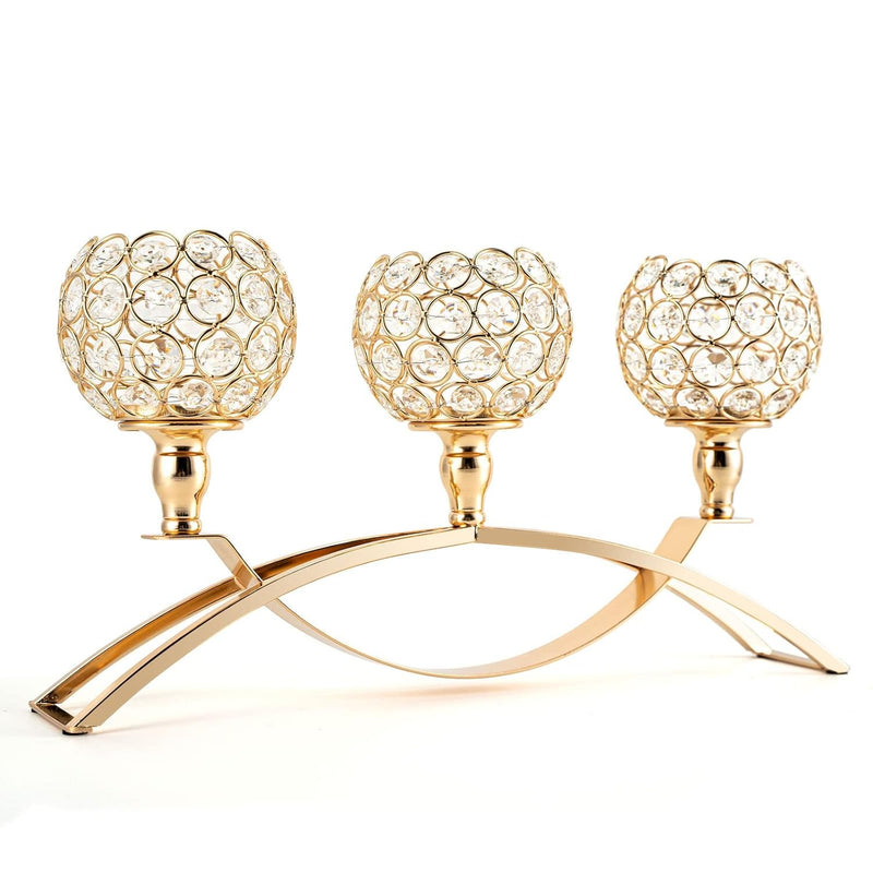 Golden Candle Stick Holder