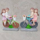 Cute Love Bicycle Couple Statue – 16 CM