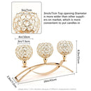 حامل شموع ذهبي