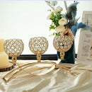 حامل شموع ذهبي