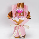 باقة زهور اصطناعية مع إضاءة