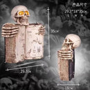 كتاب تعاويذ مضيء بتقنية LED للهالوين مع شبح مخيف