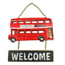 Hanging Welcome Vintage Bus Ornament