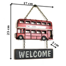 Hanging Welcome Vintage Bus Ornament