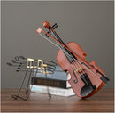 Retro Nostalgic Violin Décor – Musical Instrument Ornament