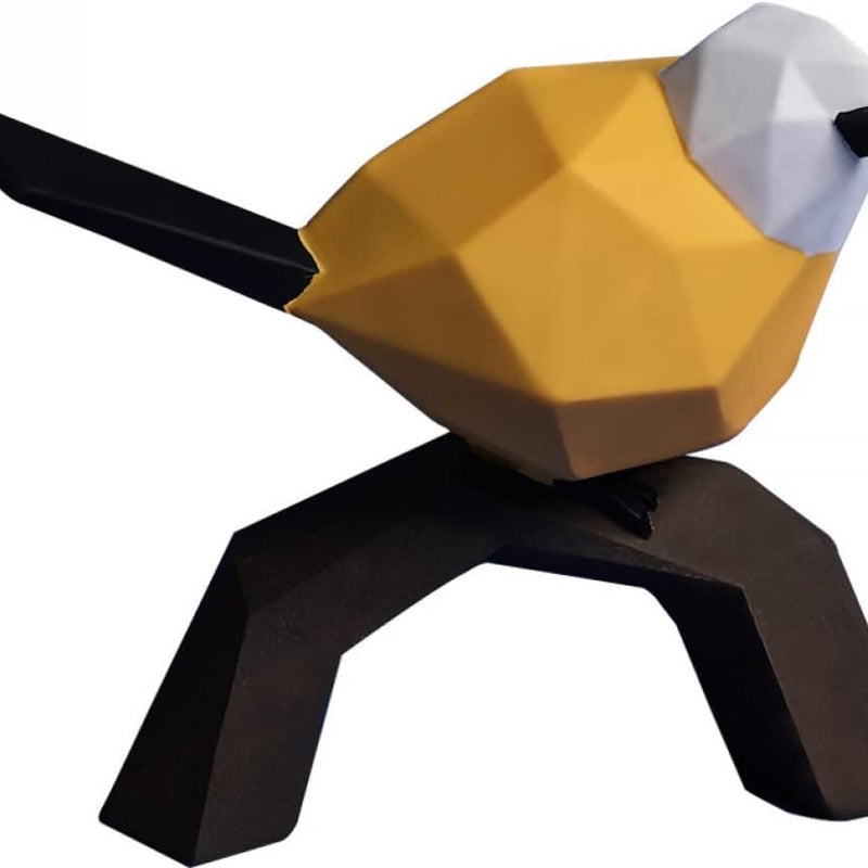 Nordic 3D Geometric Origami Sparrow Bird – 1 PC