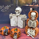 كتاب تعاويذ مضيء بتقنية LED للهالوين مع شبح مخيف