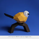 Nordic 3D Geometric Origami Sparrow Bird – 1 PC