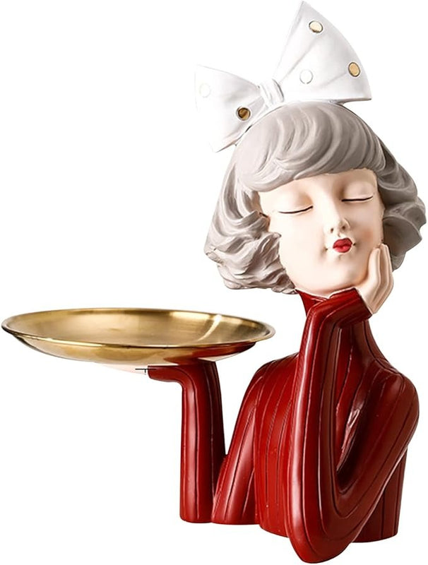 Head Sculpture Statue – Bow Girl