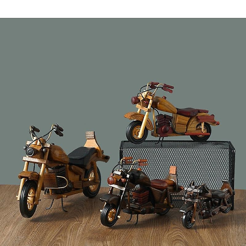 Wooden Antique Bike – Handcrafted Motorcycle Decor