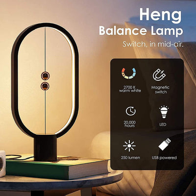 Heng Balance LED Magnetic Desk Lamp – Small, USB Charging