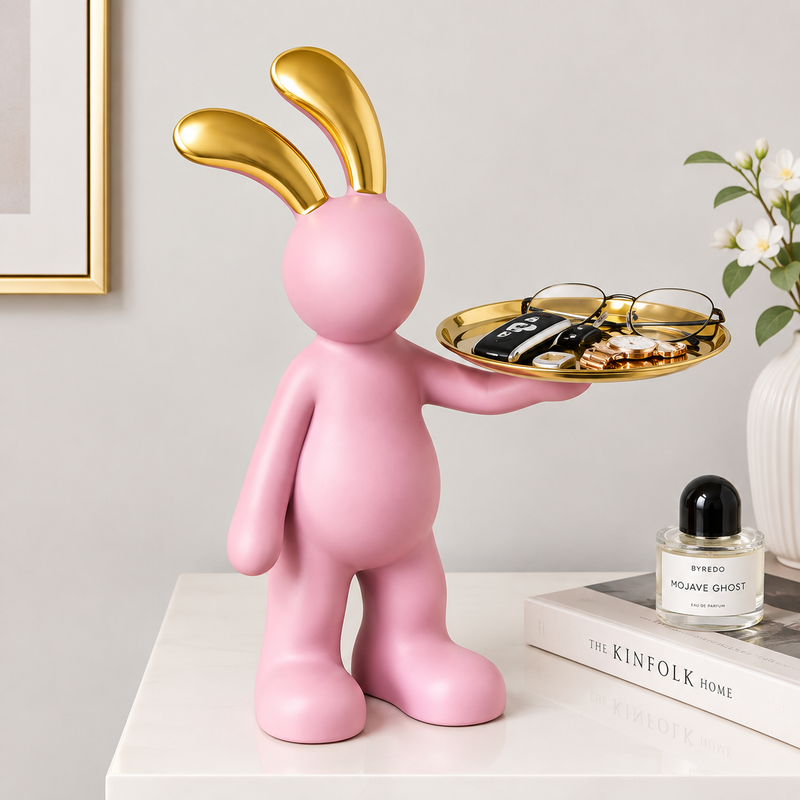 Rabbit Polyresin Décor