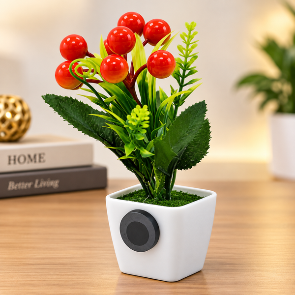 Magnetic Flower Plastic Pot