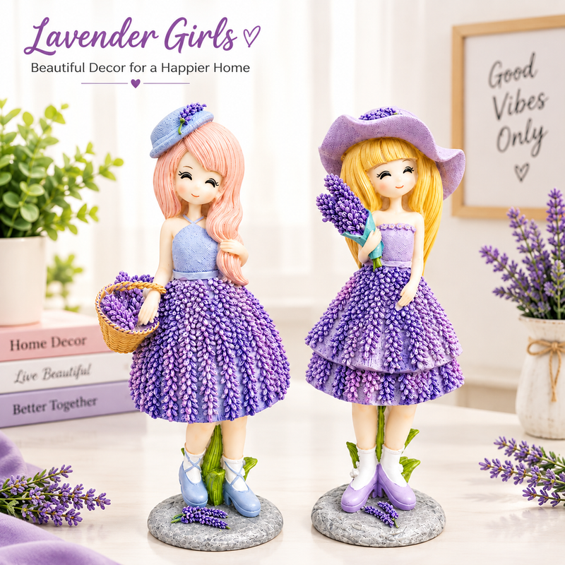 Lavender Girls Desktop Ornament