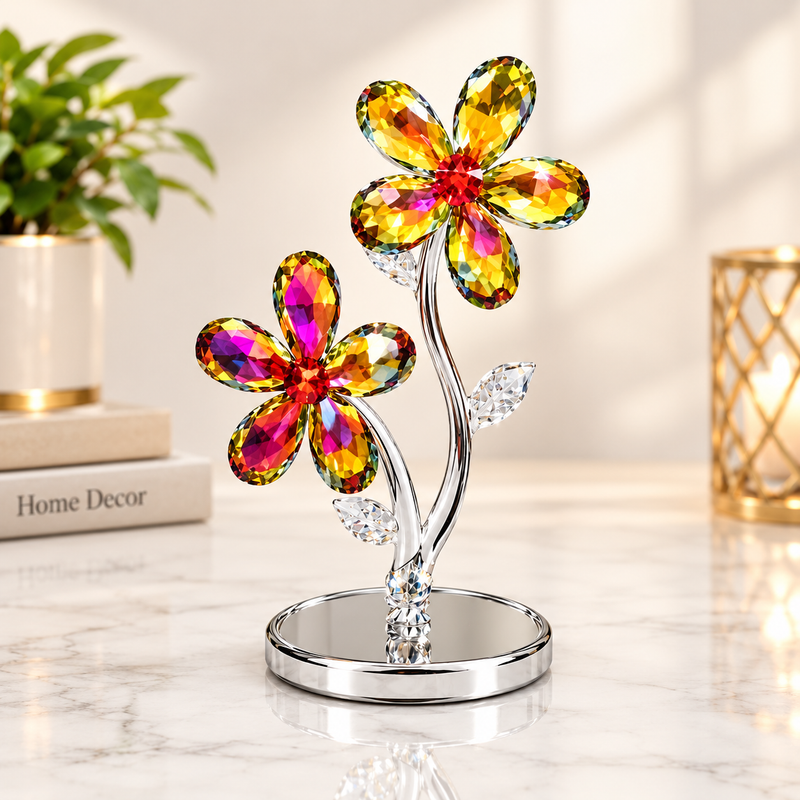 Crystal Flower – Brown