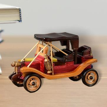 Big Wooden Vintage Car